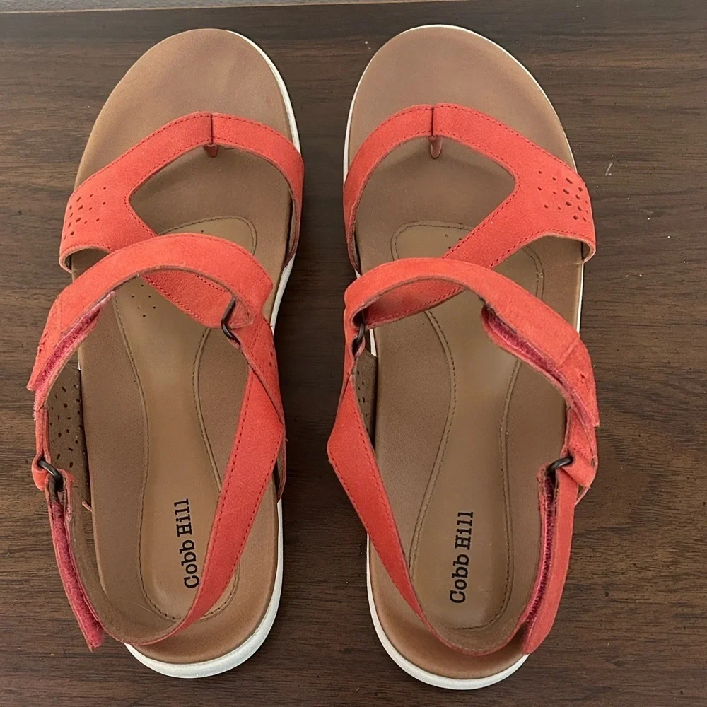 Cobb Hill  orange Sandals